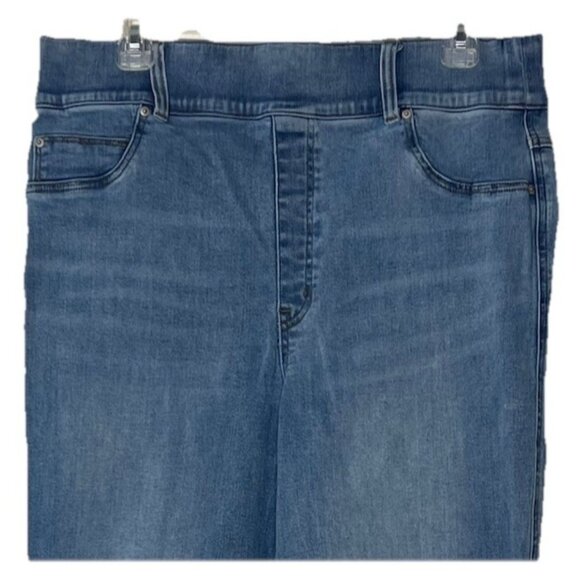 Spanx Skinny Jean-light Vintage Wash Sz 1X Tall - Picture 2 of 14